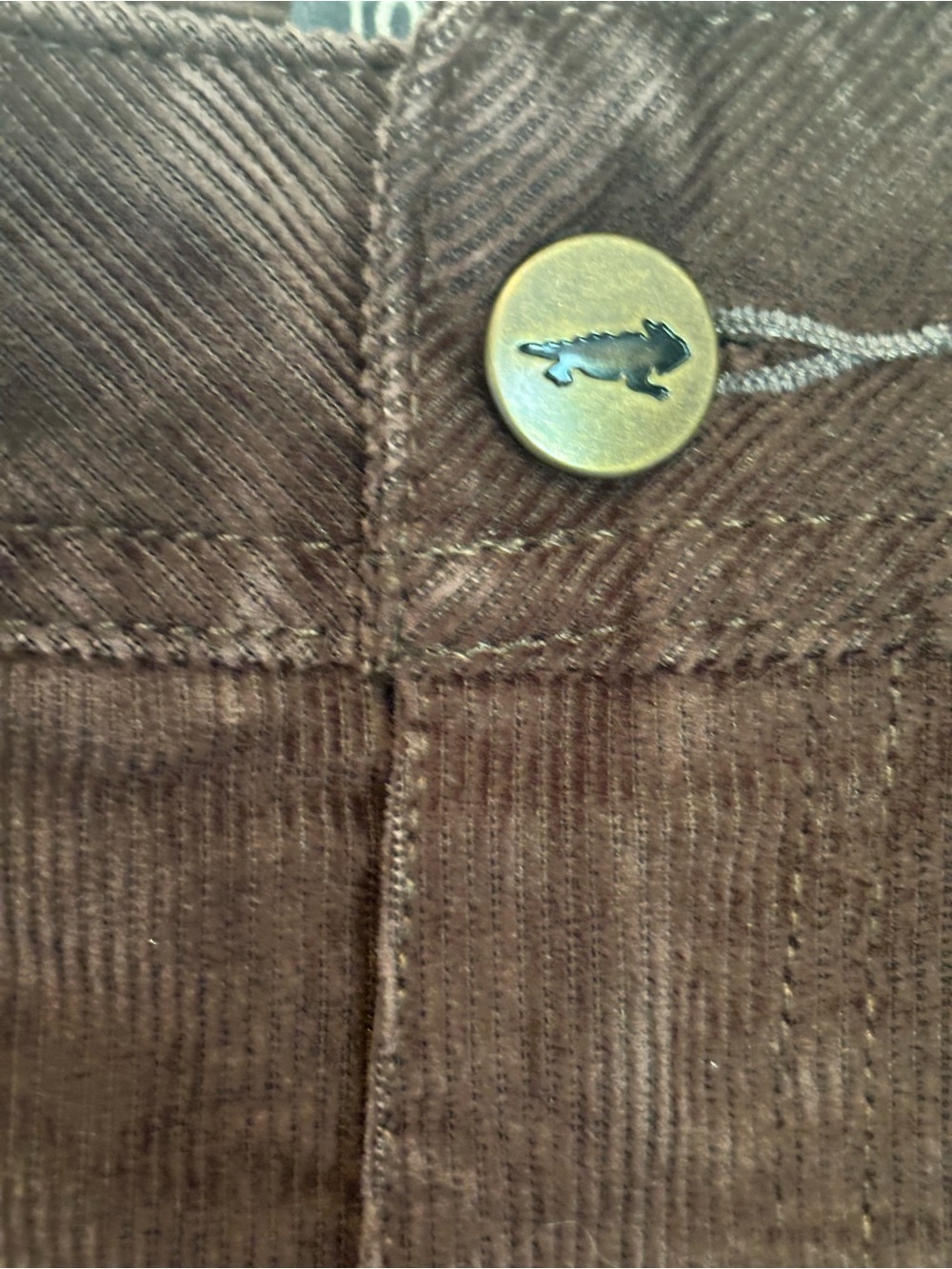 Toad&Co Jet Corduroy Lean Pants Brown Corduroy Straight Leg Stretch Size 31 - Picture 3 of 11